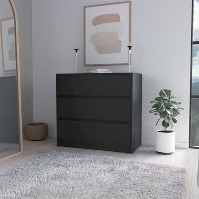 Wenge 3-Drawer Dresser