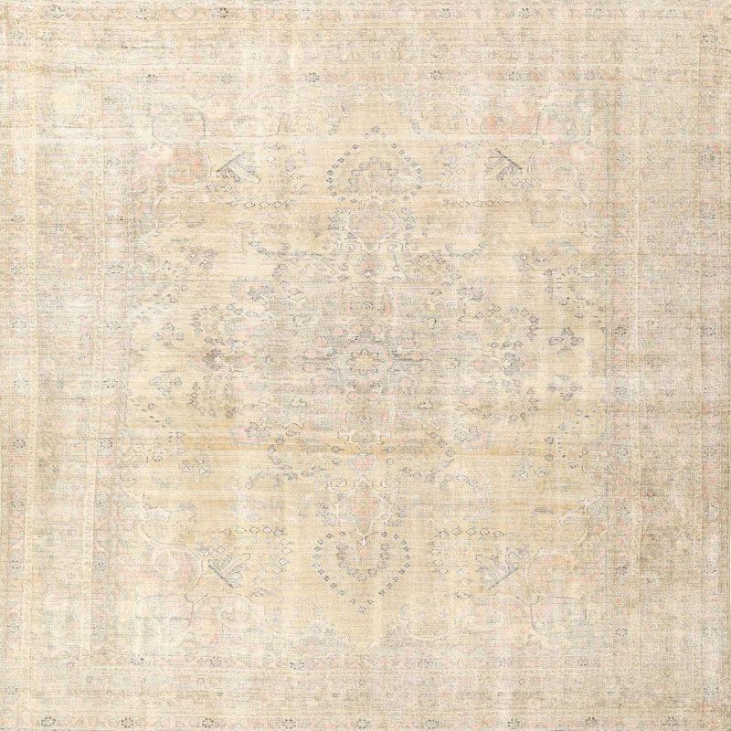 Oriental Indoor Rug, Square 4'