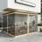 10X10FT Gazebo Sidewall, For Outdoor Use With Mesh Netting (Beige)-125125368