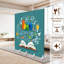 Cloison pliante pour la rentrée 4 panneaux Royal Science Innovation Bright Illustration Connaissance Découverte Toile Séparateur de pièce Paravent de protection autoportant Cloison d'intimité-171326534-171326536