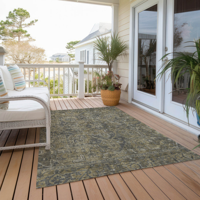 Tapis intérieur / extérieur Bouldin, Rectangle 9 pi x 12 pi