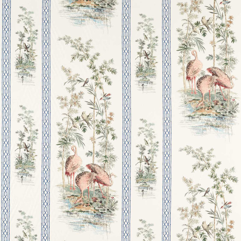Stork & Thrushes Fabric