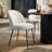 4 - Person Dining Table Sets With Round Table & 4 Upholstered Tweed Chairs-678658249