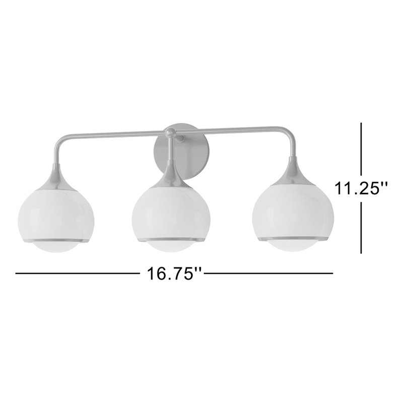 Reese Vanity Light, Polished Nickel, 3