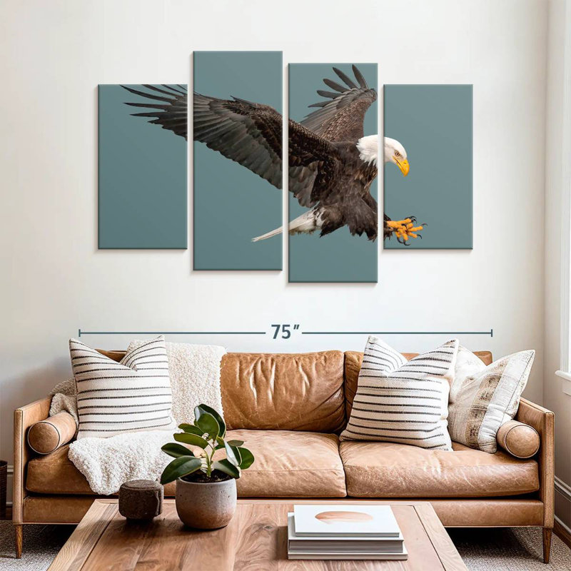 Brampt Predator Bald Eagle, 42"H x 68"W