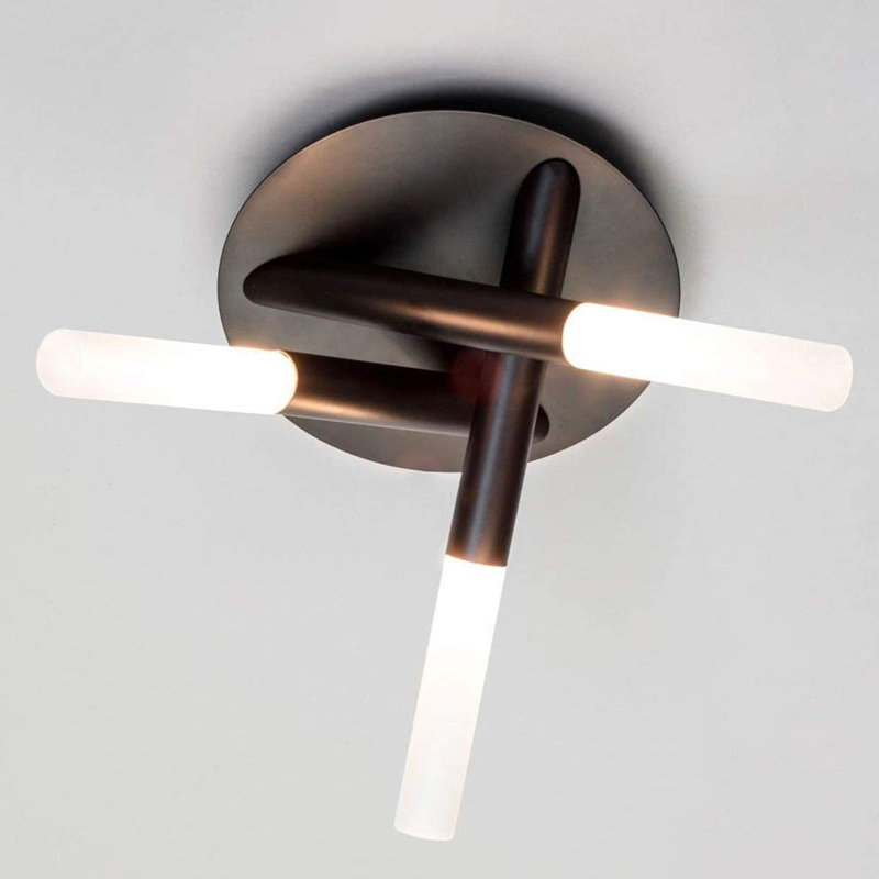 Cosima Glass Spotlight, Black