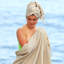 Serviette de plage en coton Astrea-69531109