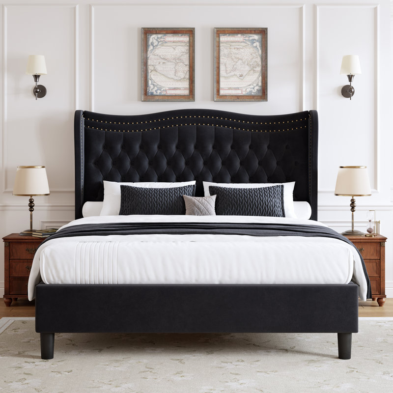 Eliso, Black,  Full / Double