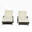 Outdoor Wicker Long Reclining Chair Set of 2 with Cushions-1893226352
