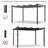 13 Ft. W x 10 Ft. D Metal Pergola with Canopy-88077796