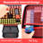 Graffias 9" W Battery Organizer Storage Case with Tester-656102443