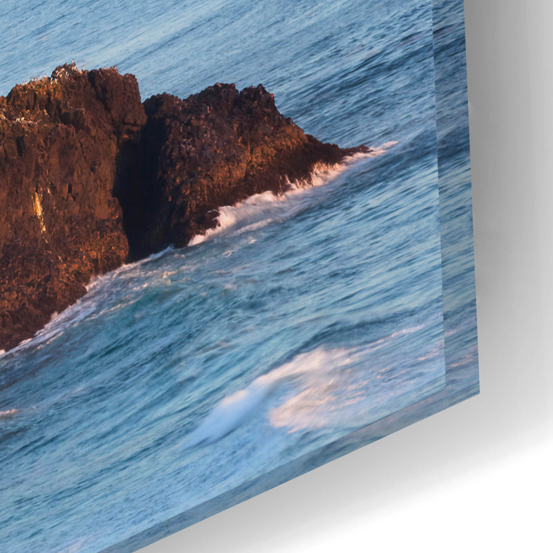 «Cannon Beach» par Richard Wong, art mural en verre acrylique, H 16 po x l 24 po x P 0,2 po