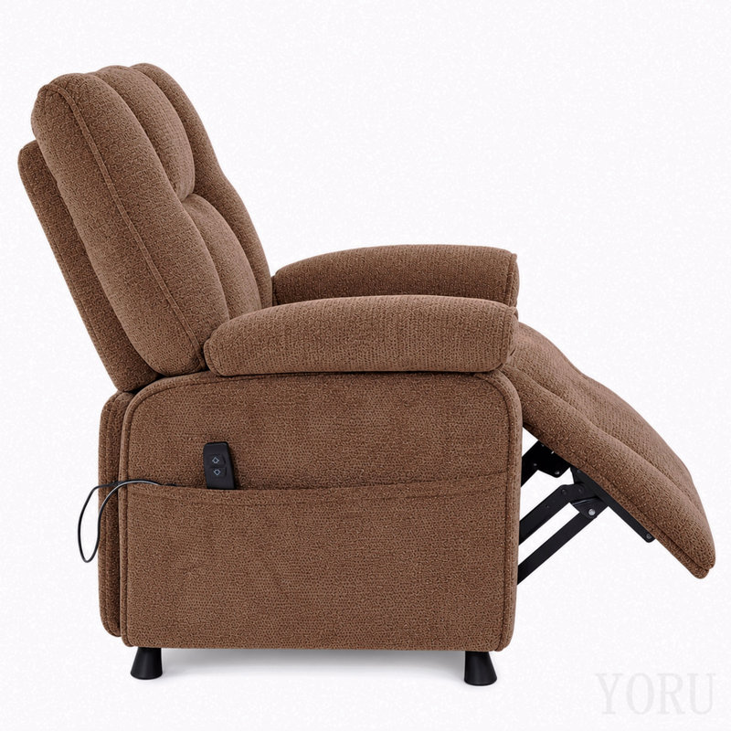Fauteuil inclinable électrique Basic, Brown