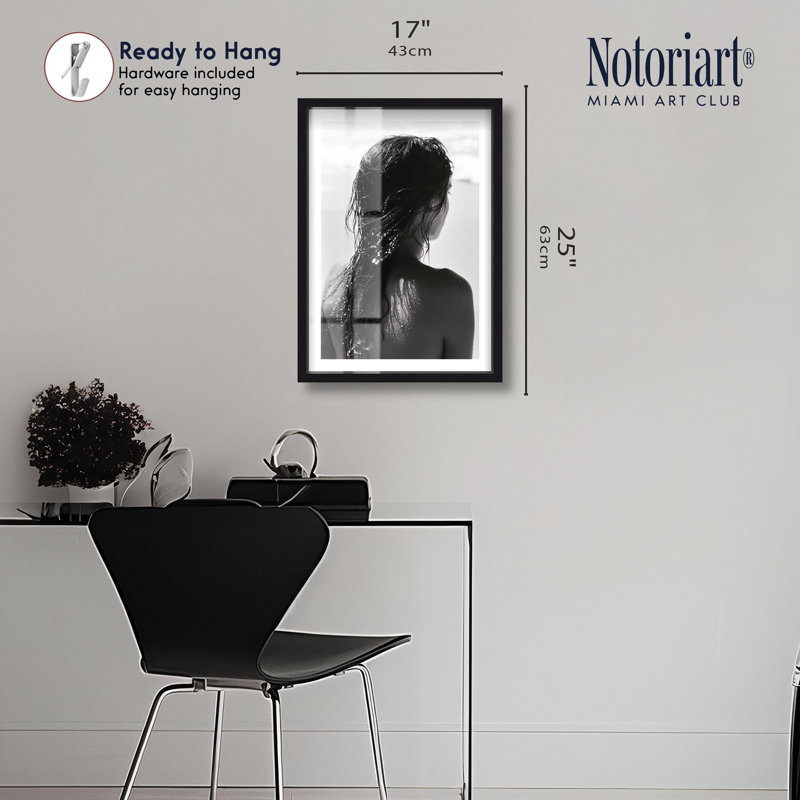 «Ashfall Wet Shadowbox Print» par Notoriart, Noir, H 25 po x l 17 po