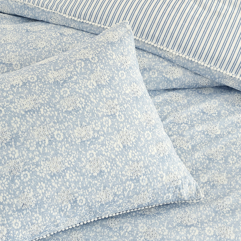 Ensemble de couette Peri Home Ikat, Housse de couette pour grand lit et 2 taies décor