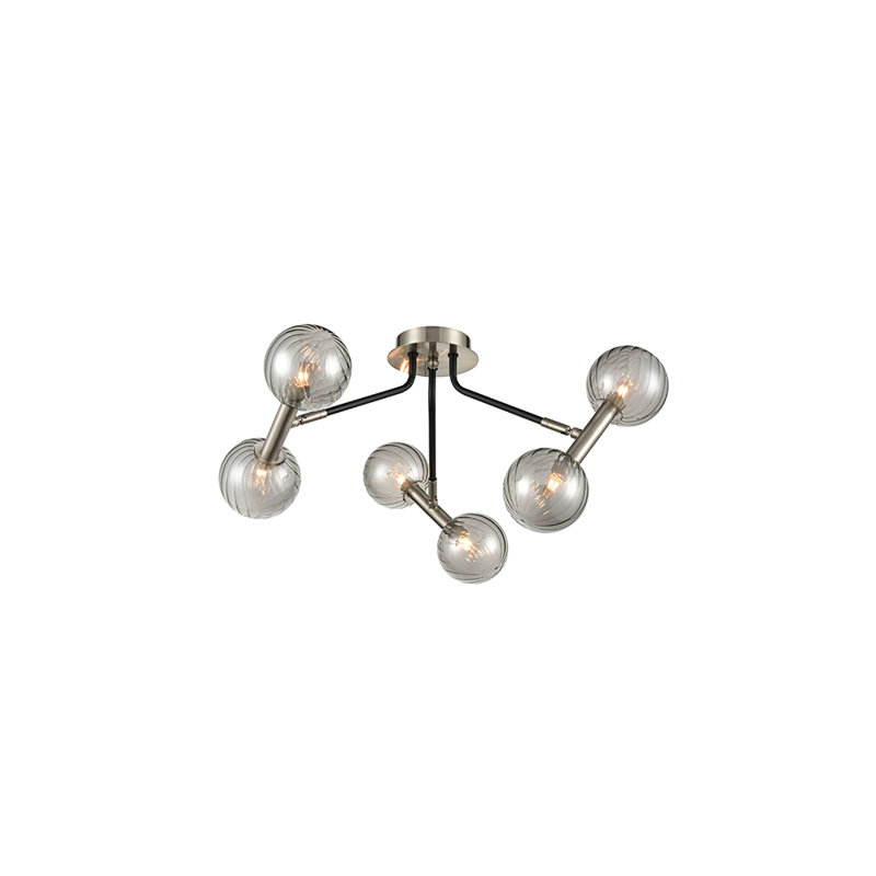Pablo Glass Semi Flush Mount