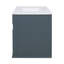 Meuble-lavabo mural 36 po avec lavabo et tiroirs en céramique, meuble-lavabo simple de style français avec charnières à fermeture douce-129445336