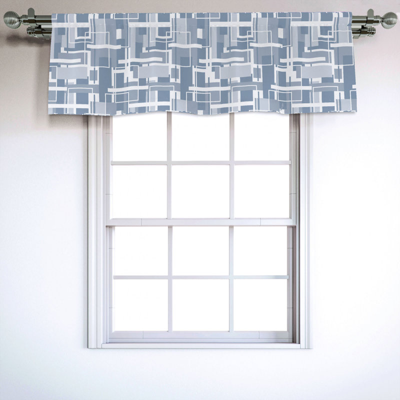 Sateen Ruffled Window Valance
