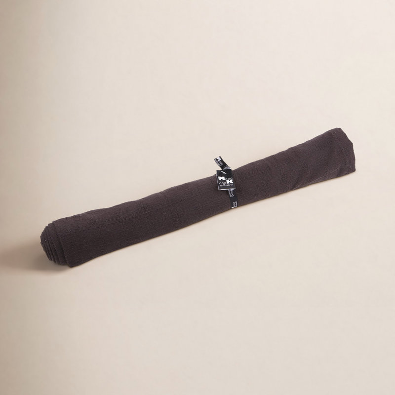 Solana Linen Placemat, Black