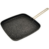 The Rock 10'' Non-Stick Aluminum Grill Pan / Griddle Set
