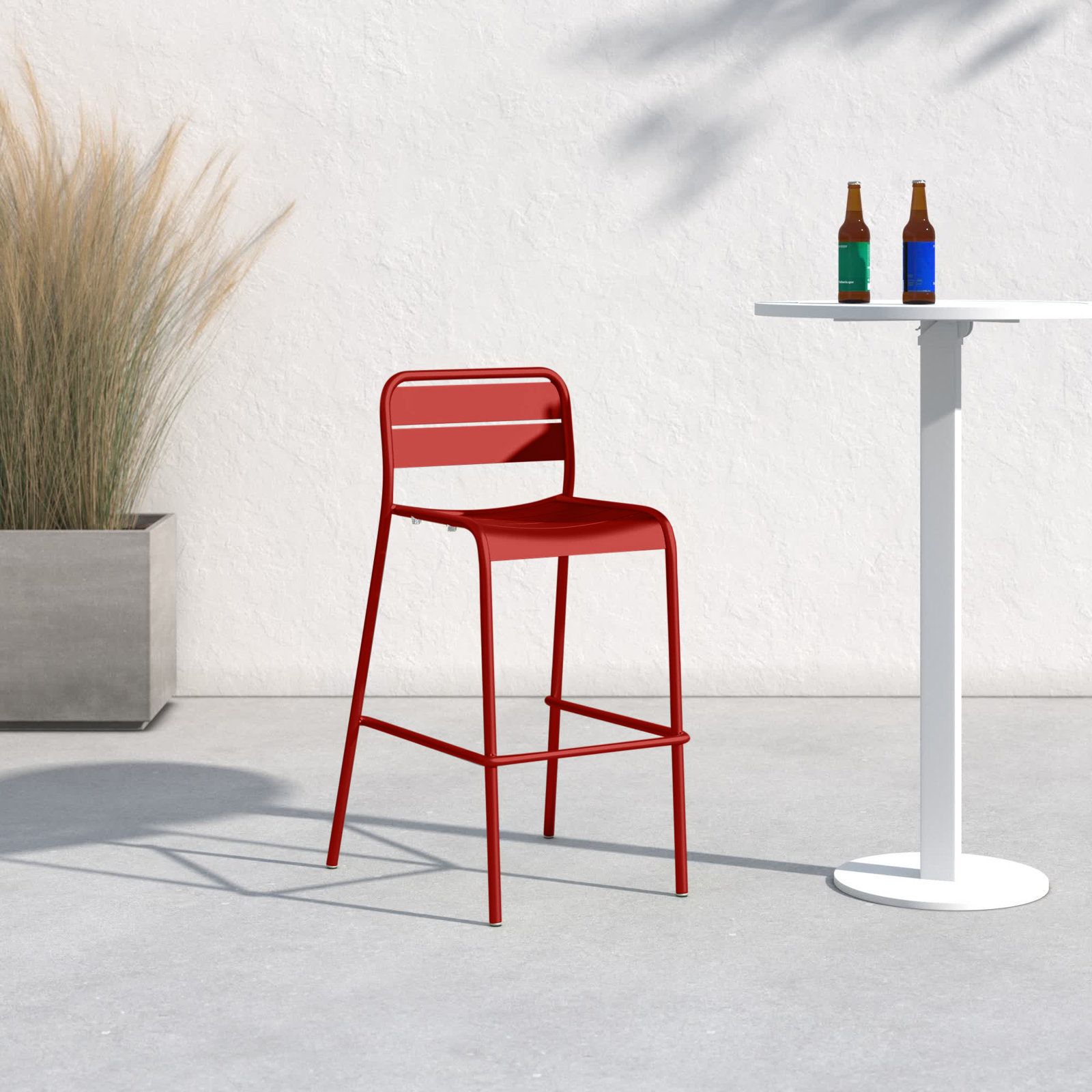Kapri 41'' Outdoor Bar Stool, Venitian