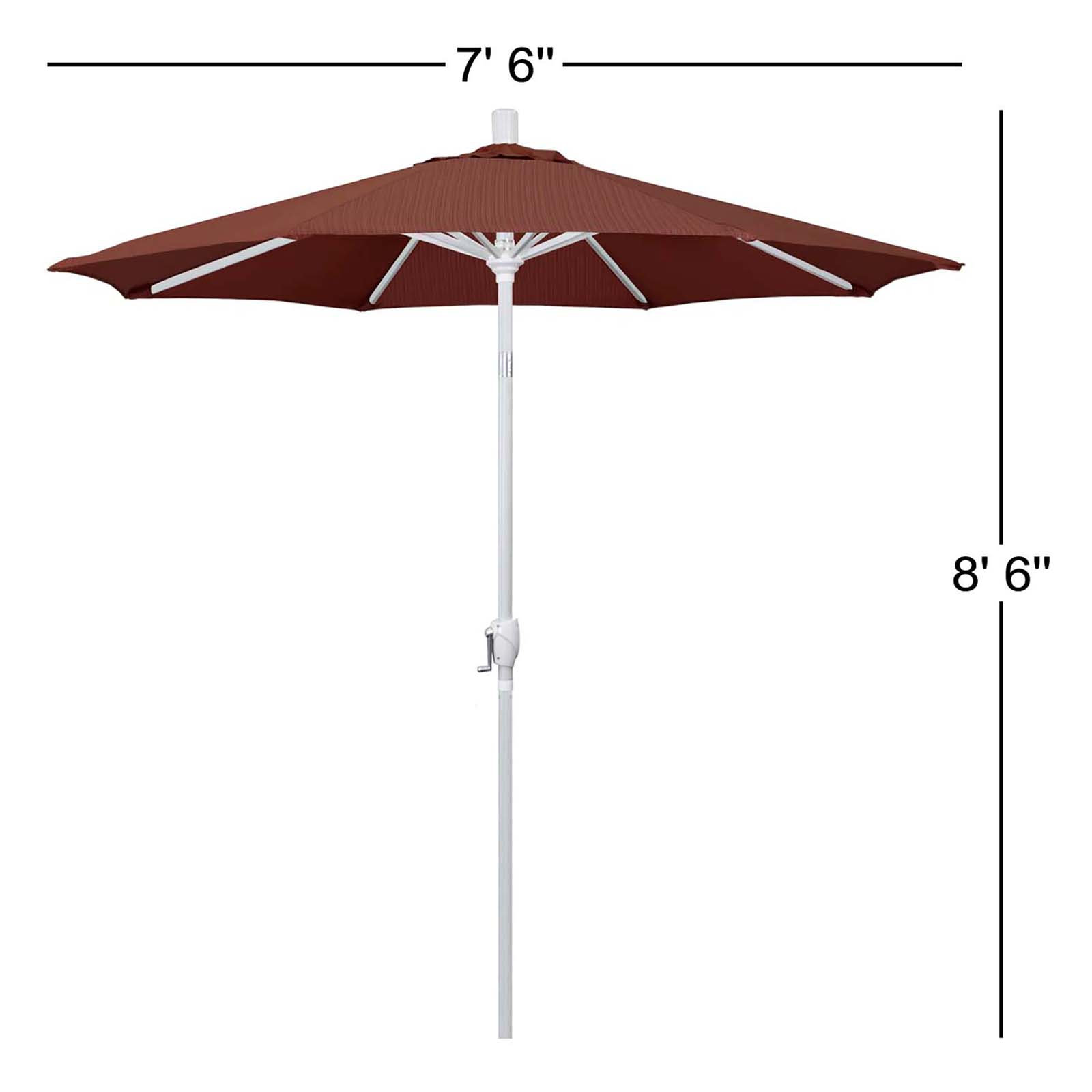 Wallach 7.5' Umbrella, Terrace Adobe Performance