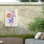 Rouleau de fleurs boliné sur toile-98095326