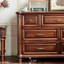 Commode décorative en acajou de style campagnard américain