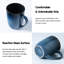 Tasses à café 14 oz en grès 6 pièces ALOFMO Starry Night