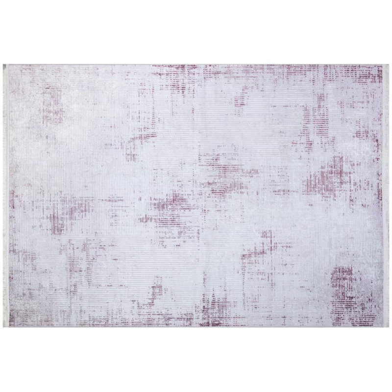 Tapis intérieur / extérieur en coton Thorlie, Tapis de couloir 2 pi 7 po x 6 pi 7 po