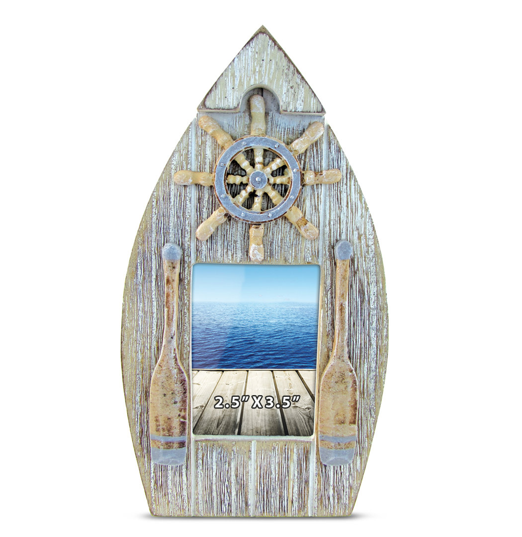 Ludovic Gray Wood Matte Picture Frame Breakwater Bay