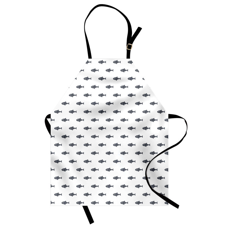 Tablier à motif géométrique