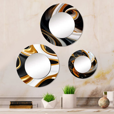 Gavrilla Metal Round Mirror