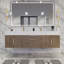 Ensemble de meuble-lavabo mural double l 72 "Glasgow-2055415417
