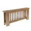 Console en bois extra longue de style champêtre de 190 cm (74,8 po) avec étagères de rangement pour couloir et salon
