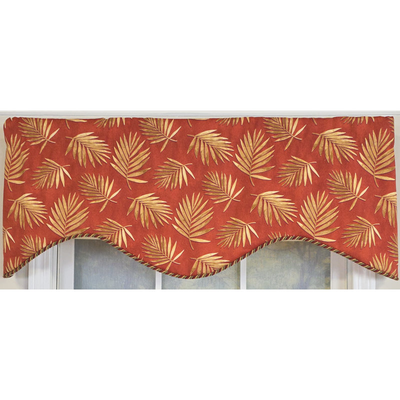 RLF Home Hawthorn Cornice Valance, Red