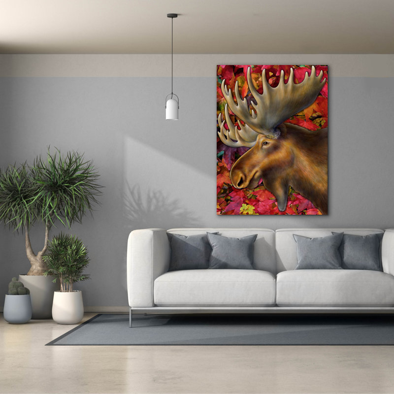  'Moose' by Tim Jeffs Canvas Wall Art, 54" H x 40" W