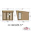 Highclere 8 x 8 Ft. Shiplap Summer House-551243330