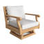 Riviera Outdoor Teak Swivel Lounge Chair-1434259394