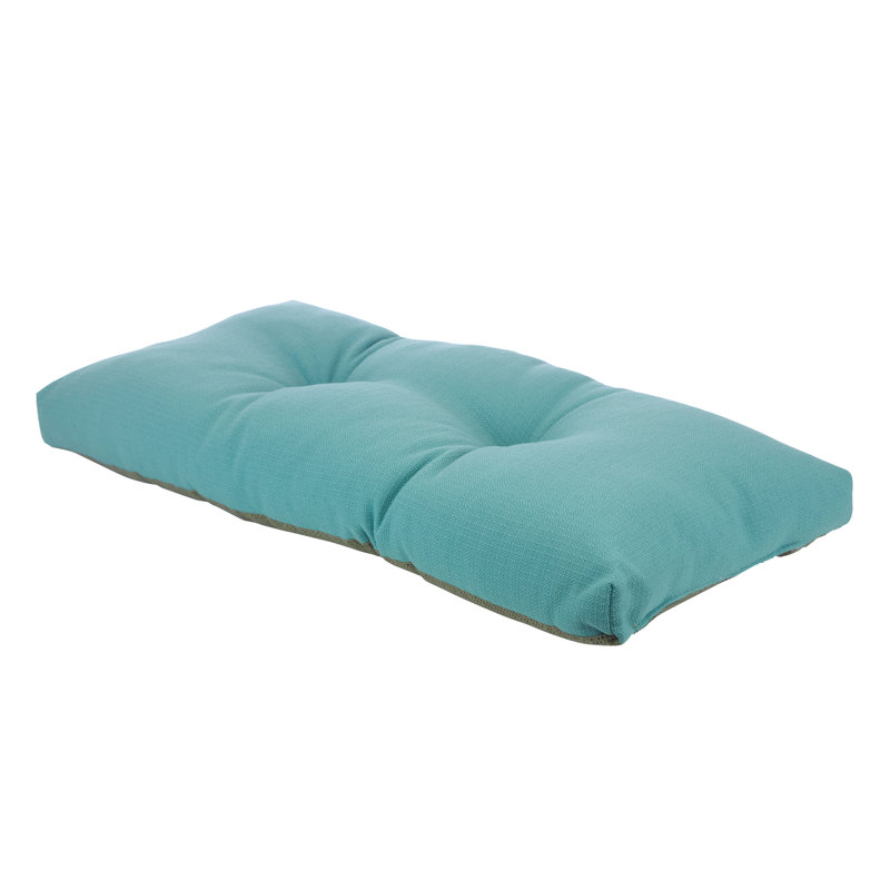 Omega Non-Slip Bench Cushion, Teal, 43" W x 14" D