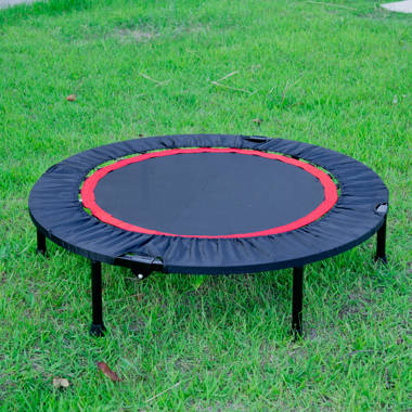 Farm on table 40 Inch Mini Exercise Trampoline For Adults Or Kids - Indoor  Fitness Rebounder Trampoline With Safety Pad, Max