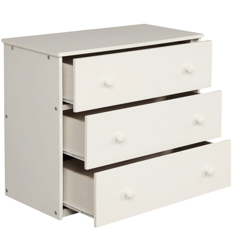Twin Loft Bed With Cabinet And Rolling Desk - White, Heavy-Duty Robust Dependable, White