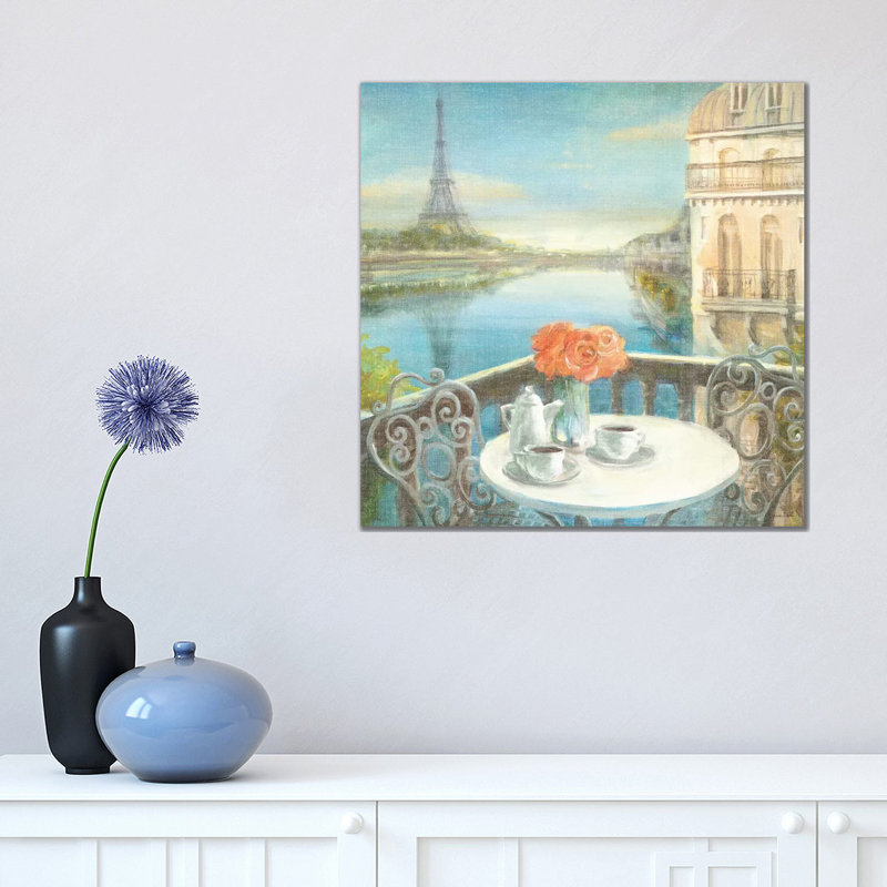 Morning On The Seine by Danhui Nai - Print on Canvas, 45.72 cm H x 45.72 cm W x 1.91 cm D, Wrapped Canvas