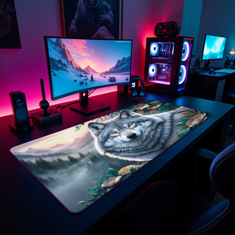 Polyester Desk Pad, 23.6x13.8