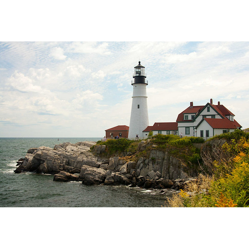 Phare de Portland - photographie sur toile tendue, H 8 po x l 12 po