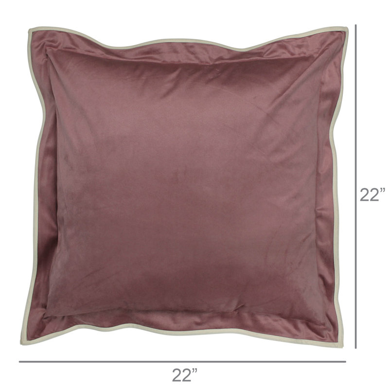 Coussin en velours, Rose