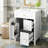 24 - Inch Bathroom Vanity Featuring Ceramic Sink, Soft Close Function, Smart Storage Compartments, And Construction With Double , Smooth For Easy Maintenance
