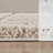 Abani Rugs GLE110A Grid Shag Cream Area Rug-1882619076