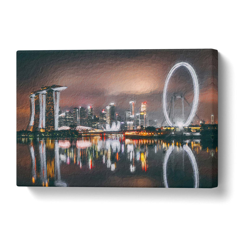 Gardens By The Bay East In Singapore - No Frame Painting on Canvas, 50.8 cm H x 76.2 cm W