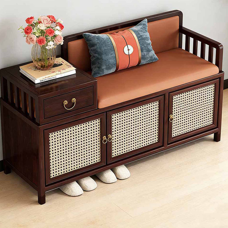 Finck, Orange / Brun, H 27,56 po x l 39,37 po x P 13,78 po